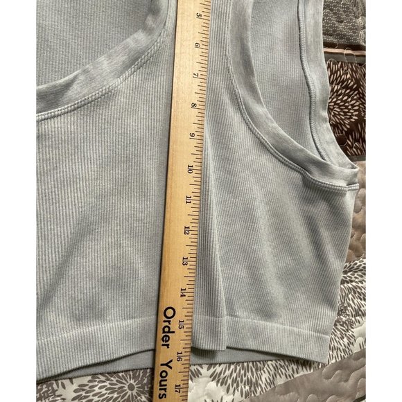 VELOCITY Woman's Blue Racerback Tank Top Size Large - Picture 13 of 13